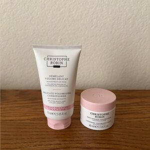 Christophe Robin Volumising with Rose Extracts travel set